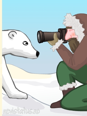 O poveste cu tata, mama, Mircea și ursul polar
