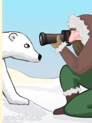 A story with dad, mom, Mircea and the polar bear
