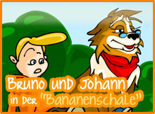 Bruno und Johann in der "Bananenschale"