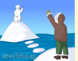 A story with dad, mom, Mircea and the polar bear