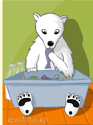 A story with dad, mom, Mircea and the polar bear