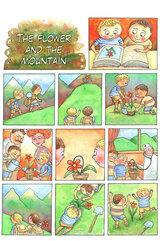 comics The flower and the mountain
