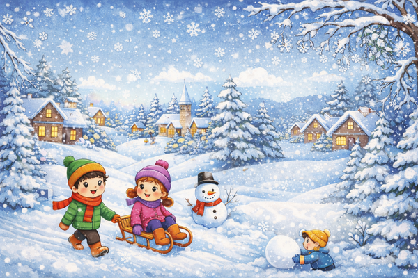 Poezie pentru copii - Iarna de Stegaru Diana