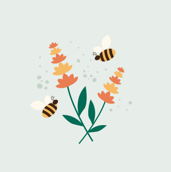 Povesti pentru copii cu albine si flori