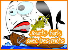 Jouets faits avec des mots