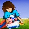 Dora brosse un agnelet